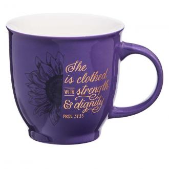MUG 565 Kopp - She Is Clothed With Strength & Dignity